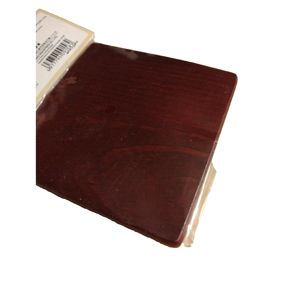 6 Set Bamboo Coasters Wood Round Cork‎ Barware Contemporary Traditional Luxe NEW